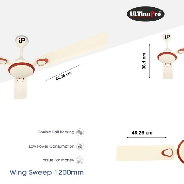 ULTINO-PRO® High-Speed Ceiling Fan (48inch 1200mm) 5-Star 2Year Warranty. (Galaxy H10, 48 Inch). - Image 2