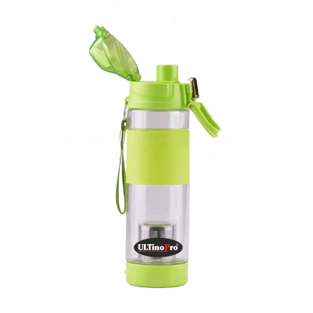 ULTINO-PRO Original Alkaline Water Bottle Use for- School, Gym, Dieting, Outdoor Sports, Travelling time, Durable Extra Strong. (Brown)