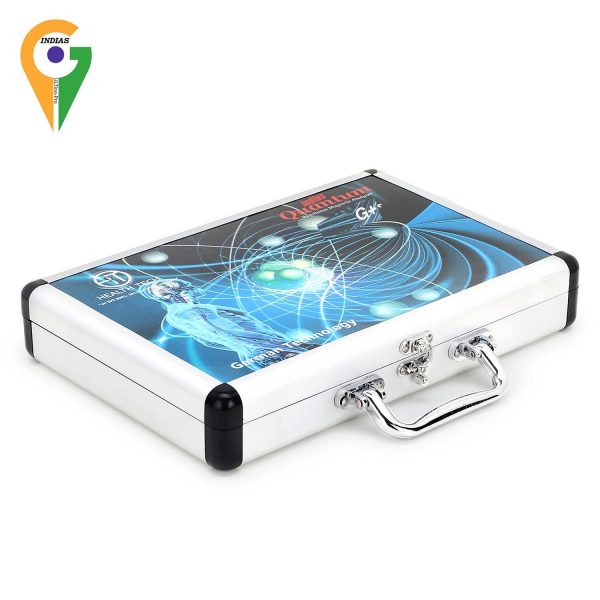 23G+ INDIAS ULTINO-PRO® Quantum Resonance Magnetic Analyzer Full Body Check-Up Machine (New Latest Version), Silver (HAND+FINGER SENSOR) - Image 2