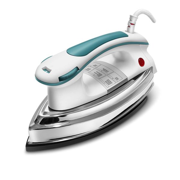 UltinoPro 1200 Watt GD203 Heavyweight Automatic Dry Iron| Quick Heat Up| Anti bacterial German Weilburger Double Coated Black Soleplate |2 Years Warranty