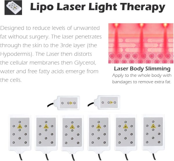 6 in 1 120K Ultrasonic Rf Cavitation Vacuum Rf body slimming machine laser lipo weight loss cellulite removal body sculpting - Image 10