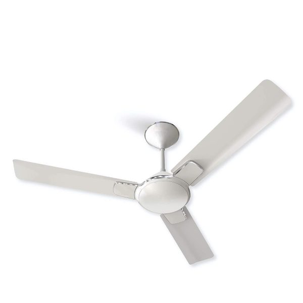 UltinoPro 1200mm Enticer Energy Saving Ceiling Fan (Pearl Ivory  Chrome, Pack of 1)