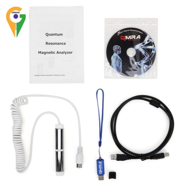 23G+ INDIAS ULTINO-PRO® Quantum Resonance Magnetic Analyzer Full Body Check-Up Machine (New Latest Version), Silver (HAND+FINGER SENSOR) - Image 4