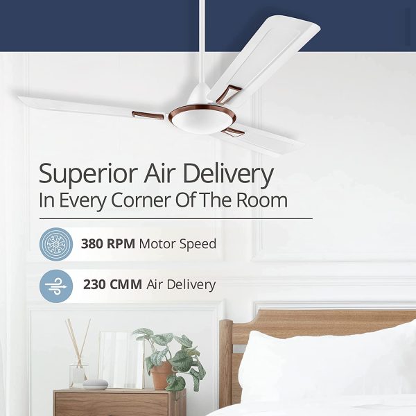 ULTINO-PRO® High-Speed Ceiling Fan (48inch 1200mm) 5-Star 2Year Warranty. (IVORY AURA, 48 Inch). - Image 3