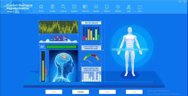 23G+ INDIAS ULTINO-PRO® Quantum Resonance Magnetic Analyzer Full Body Check-Up Machine (New Latest Version), Silver (HAND+FINGER SENSOR) - Image 5