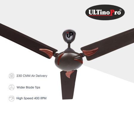 ULTINO-PRO® High-Speed Ceiling Fan (48inch 1200mm) 5-Star 2Year Warranty. (IVORY AURA, 48 Inch).