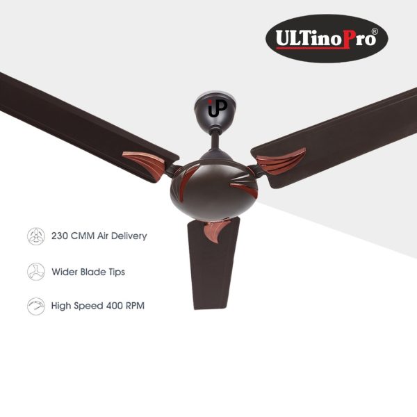ULTINO-PRO® High-Speed Ceiling Fan (48inch 1200mm) 5-Star 2Year Warranty. (IVORY AURA, 48 Inch).