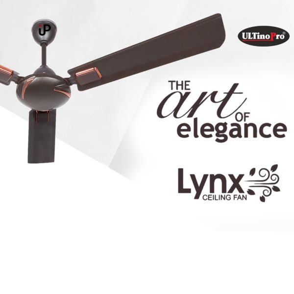 ULTINO-PRO® High-Speed Ceiling Fan (48inch 1200mm) 5-Star 2Year Warranty. (Smoke Brown Fiesta) - Image 2